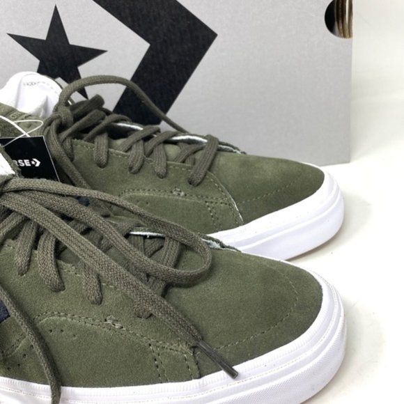 Converse Louie Lopez Pro Shoes Women's Size Suede Khaki Mid Top Casual 171981C - Picture 8 of 11